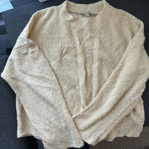 DONATED June & Hudson Sweater light yellow